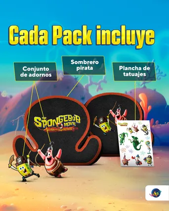 Sorteo de Merch de Bob Esponja