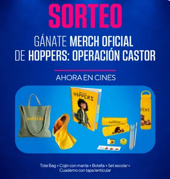 Sorteo de 5 packs de Hoppers: operación castor
