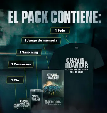 Sorteo de merch de Chavín de Huántar El Rescate del Siglo